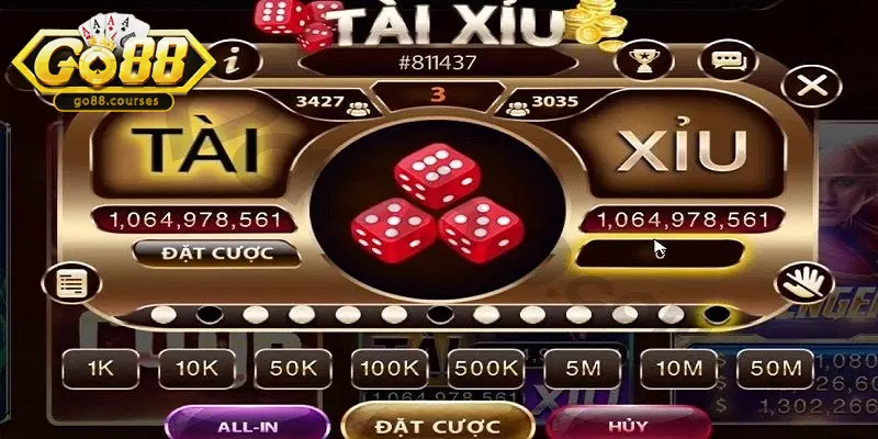 Cách bắt cầu tài xỉu Go88 chính xác